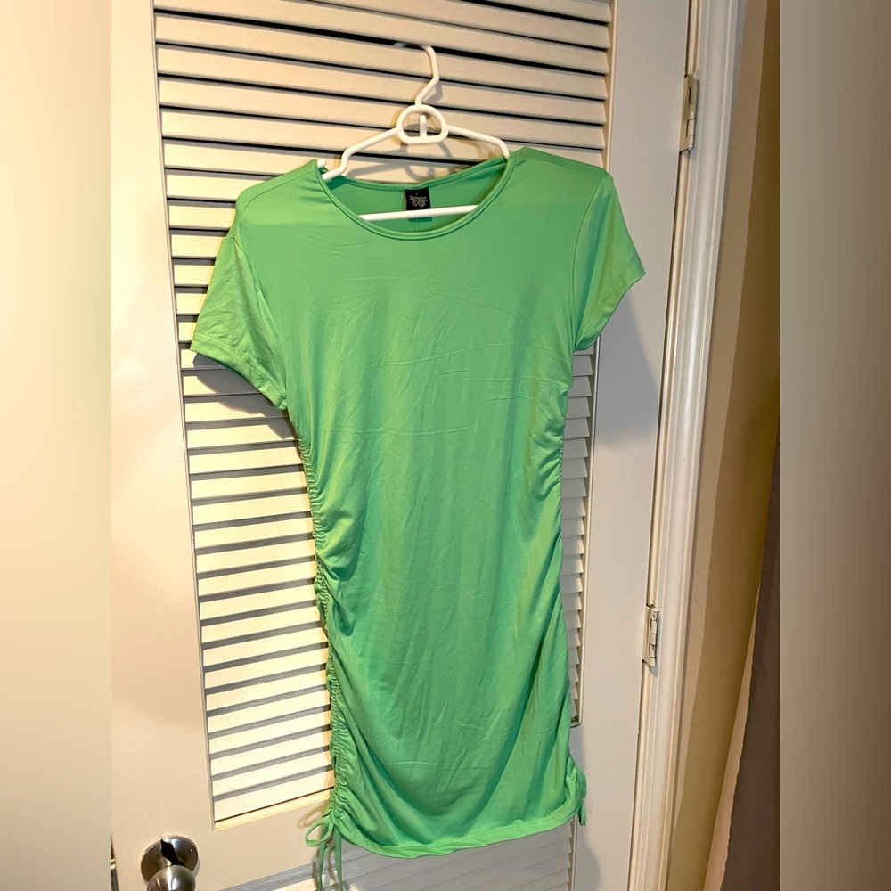 NWT Five Below green cinched dress Size L